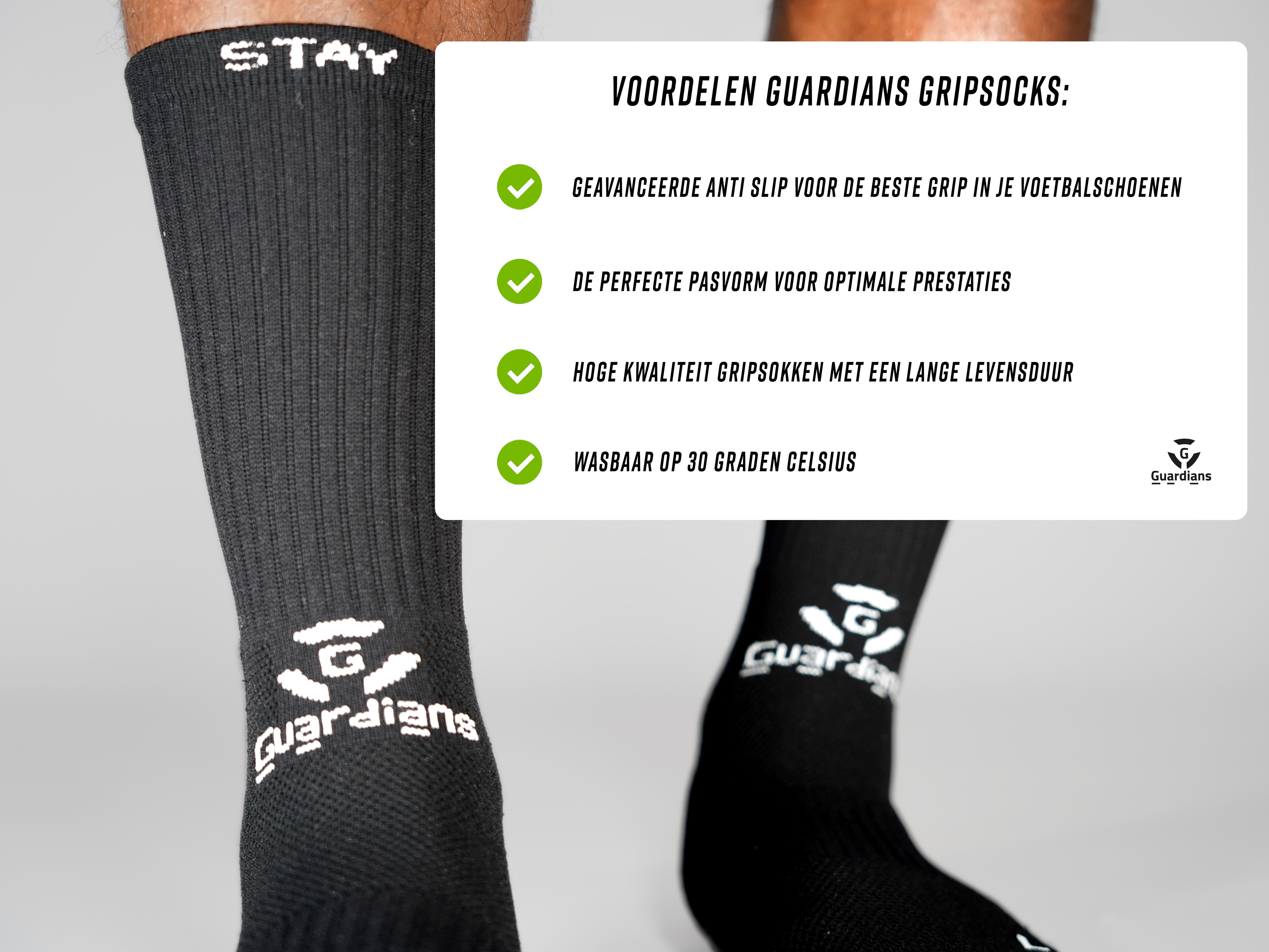 Guardians Gripsocks Black
